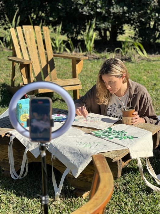 Valen pintando